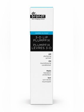 Dr Brandt 3D Lip Plumpfix Needles No More Lip Plumper Primer & Conditioner NEW